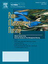 Pain Management Nursing杂志封面
